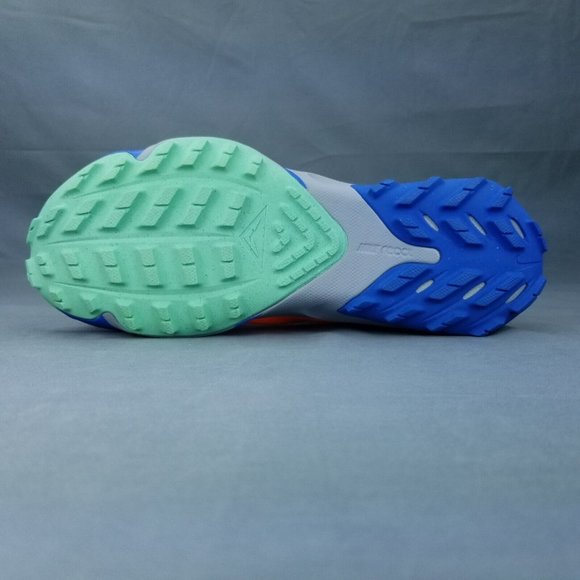 Nike Air Zoom Terra Kiger 7 Trail Mens Running Orange Blue CW6062 800 Sizes 9-13 - Picture 8 of 9